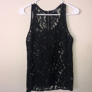 Express Floral Lace Shirt